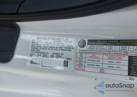 2019 Nissan 370Z z USA, uszkodzony, nr VIN JN1AZ4FH2KM620118